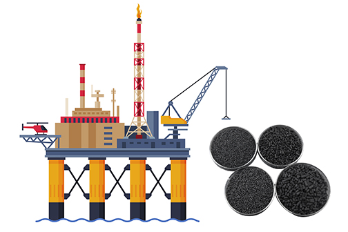 Activated carbon for Petroleum industry