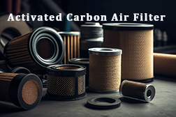 Activated carbon for air filter