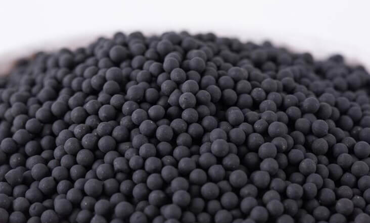 Activated carbon ball