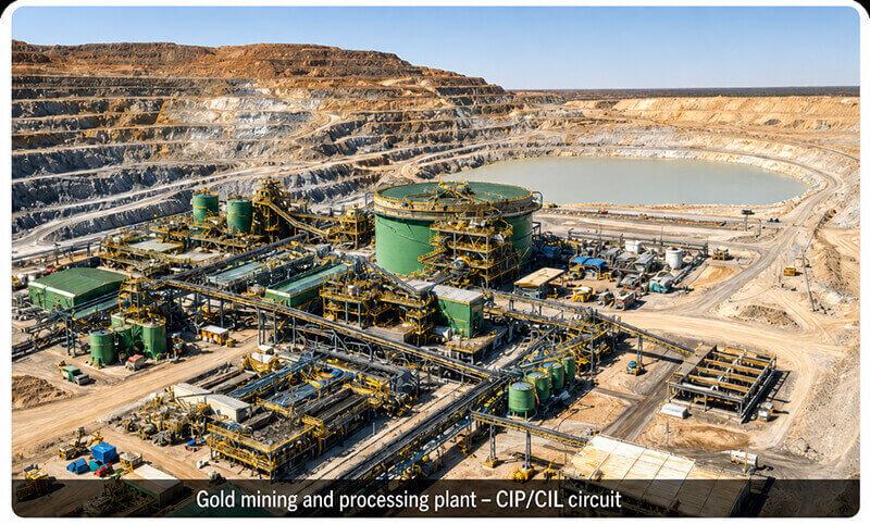 CIP CIL GOLD Process