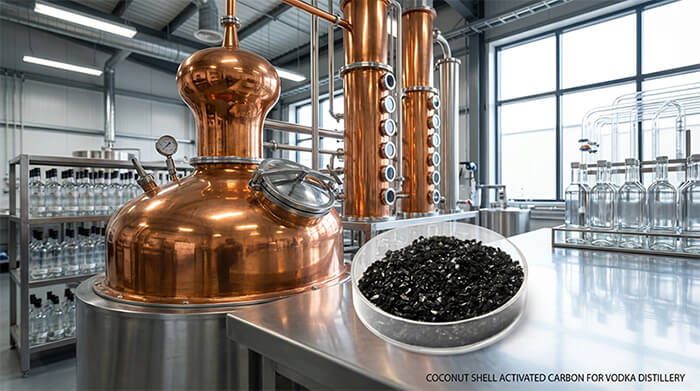 activated carbon for vodka purification