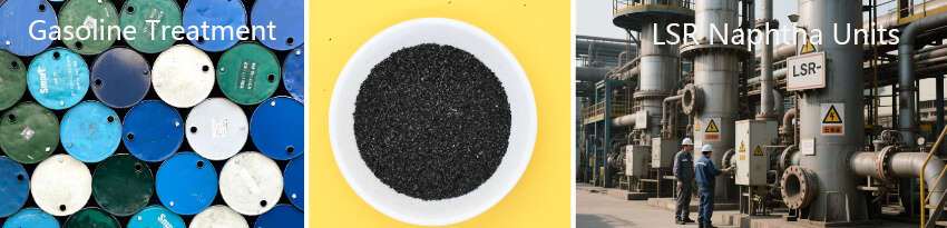 activated carbon for Gasoline Treatment and LSR Naphtha Units