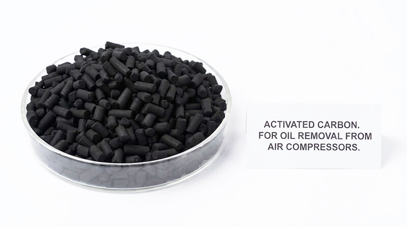 activated carbon for oil removal from compressor
