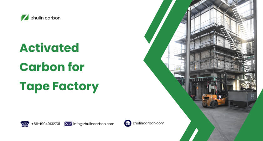 activated carbon for tape production