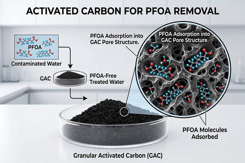 coal activated carbon for PFOA Removal